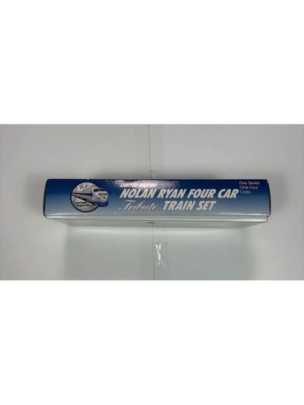 Vintage 1998 Nolan Ryan Limited Edition HO Scale Diecast 4 Car Tribute Train Set